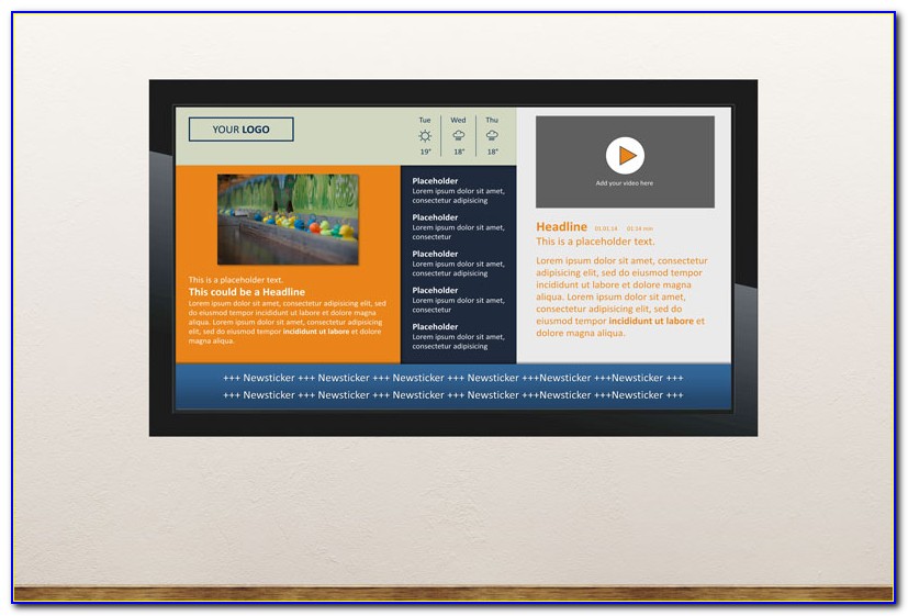 Free Powerpoint Digital Signage Templates