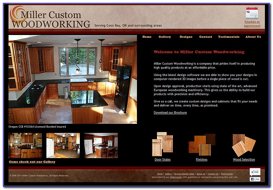 Free Woodworking Website Templates