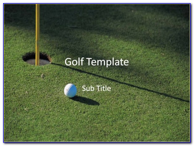 Golf Tournament Invitation Template