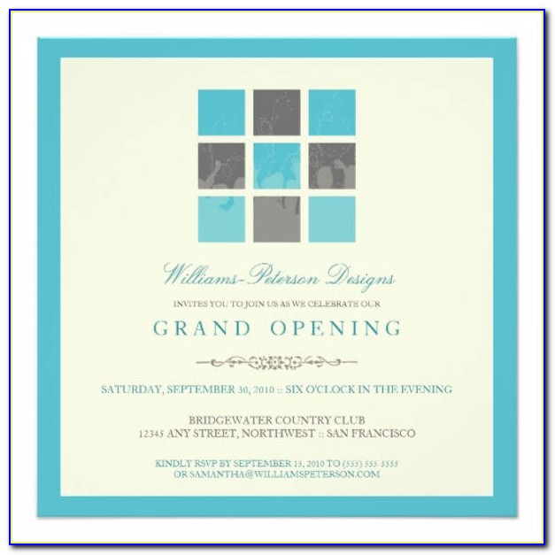 Grand Opening Invitation Template Psd