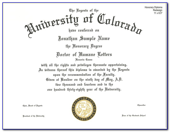 Honorary Diploma Template