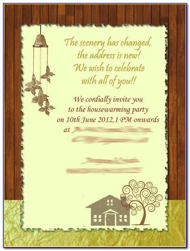 House Warming Ceremony Invitation Cards Online