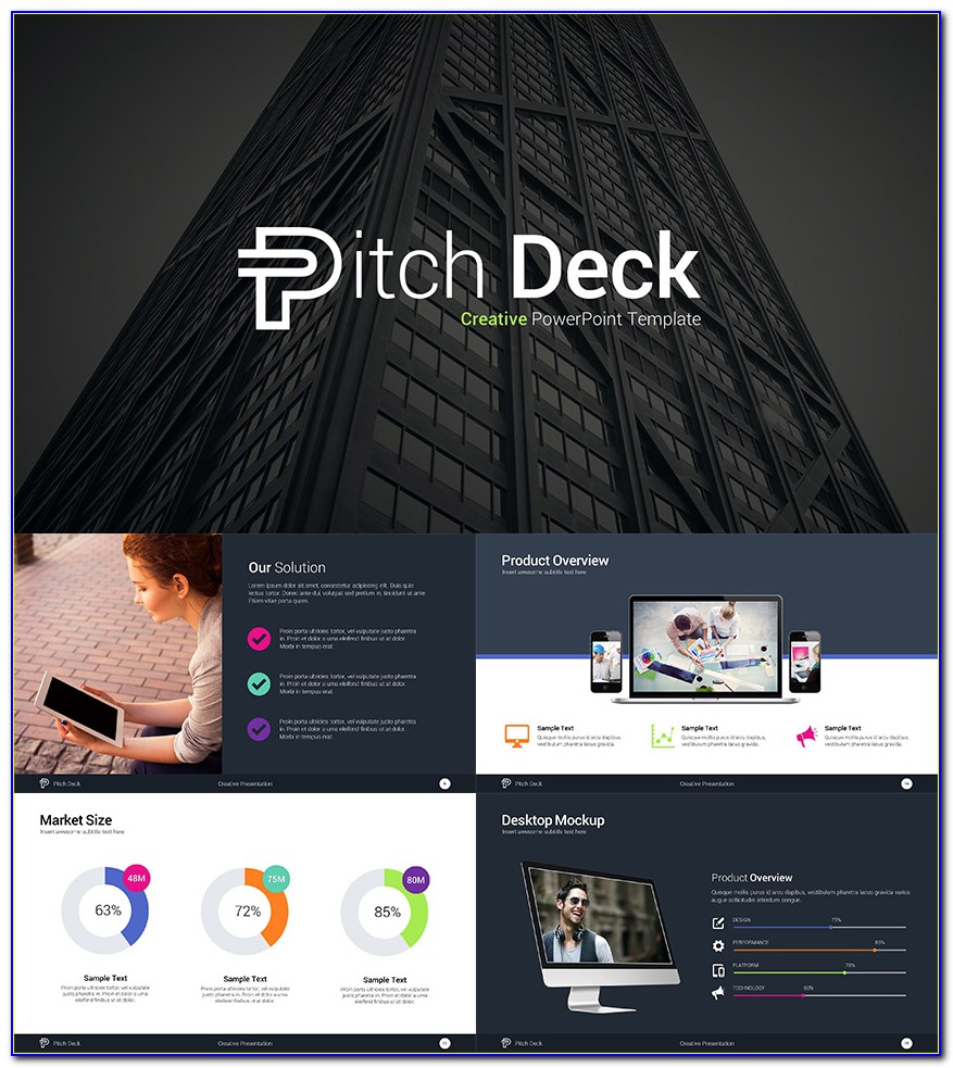 Investor Pitch Deck Powerpoint Template Free Download