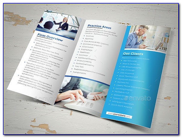Law Firm Brochure Template