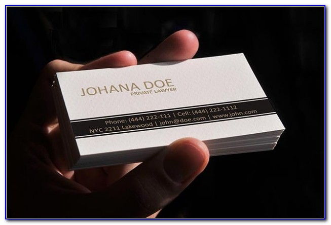 Lawyer Business Card Templates Free