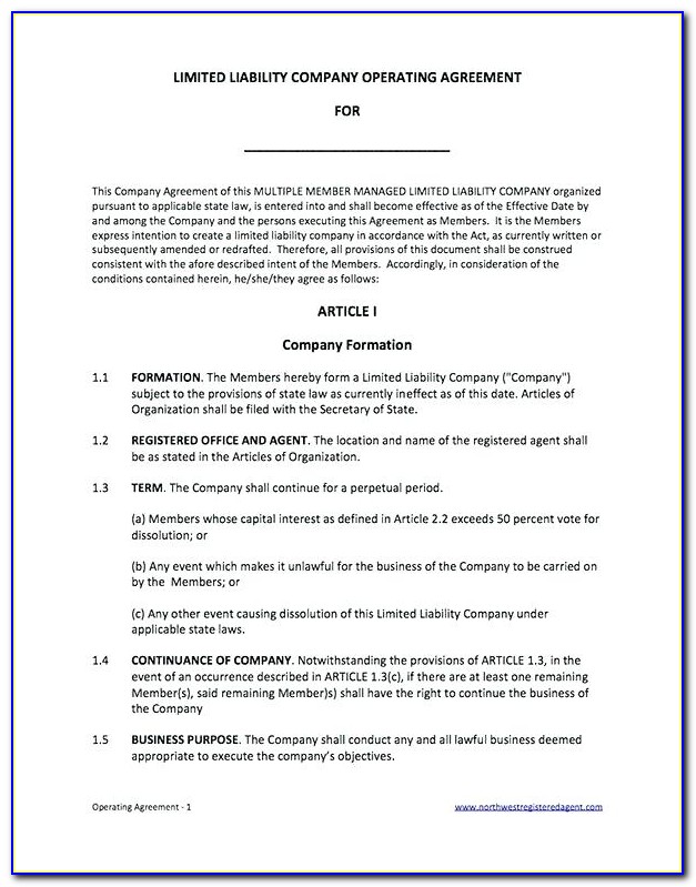 Llc Purchase Agreement Template