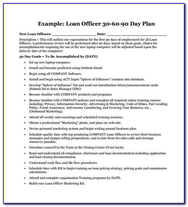 Loan Originator Business Plan Template