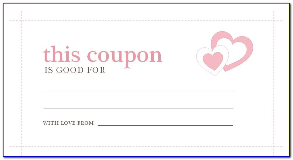 Blank Coupon Template Printable Yun56.co Throughout Love Coupon Template Microsoft Word