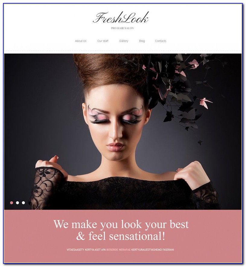 Makeup Artist Website Templates