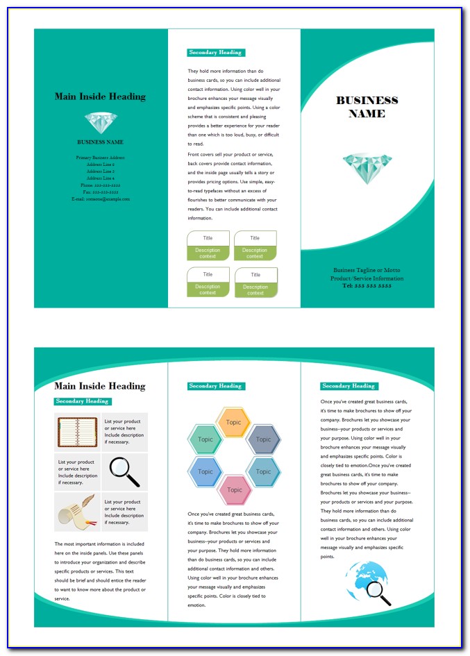 Marketing Booklet Template