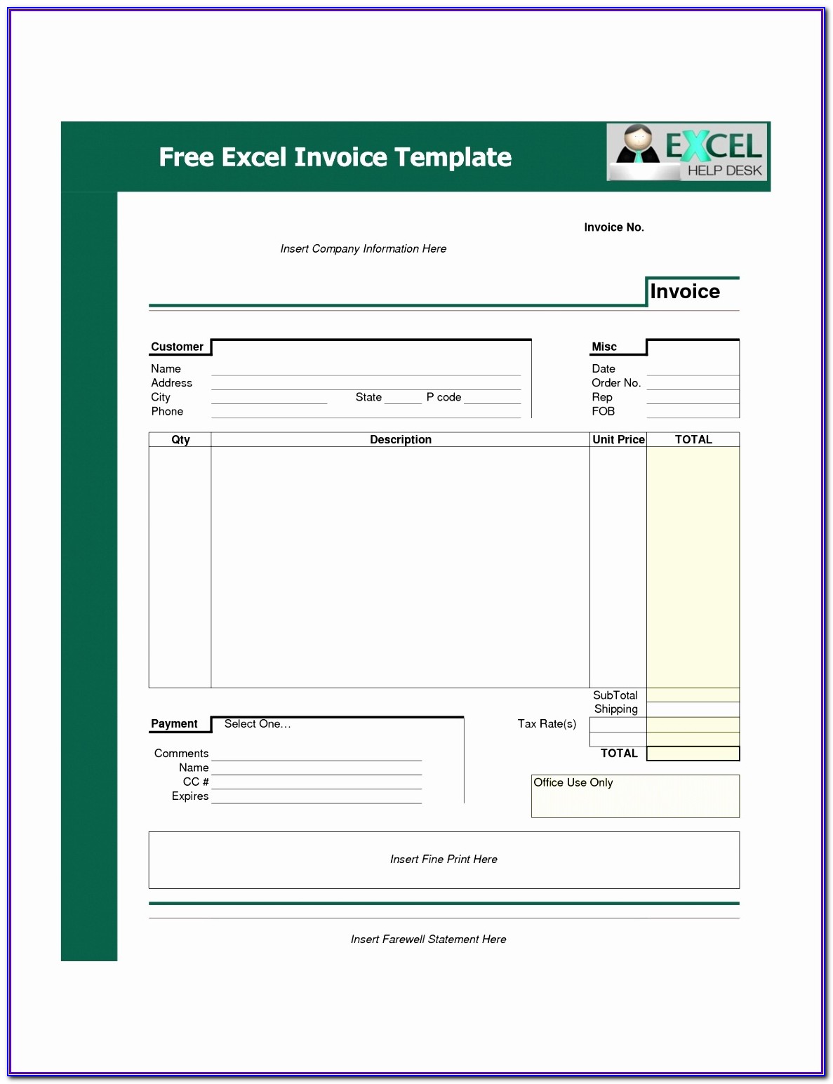 Examples Microsoft Excel Invoice Template Free Download Nssmr Unique Invoice Example Excel Exolabogados