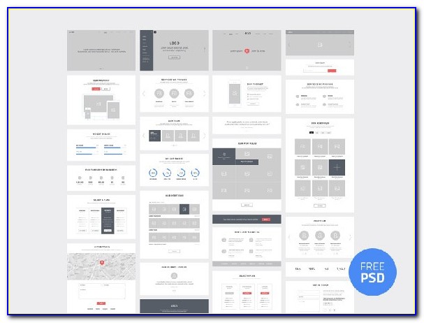Mobile App Wireframe Template Powerpoint