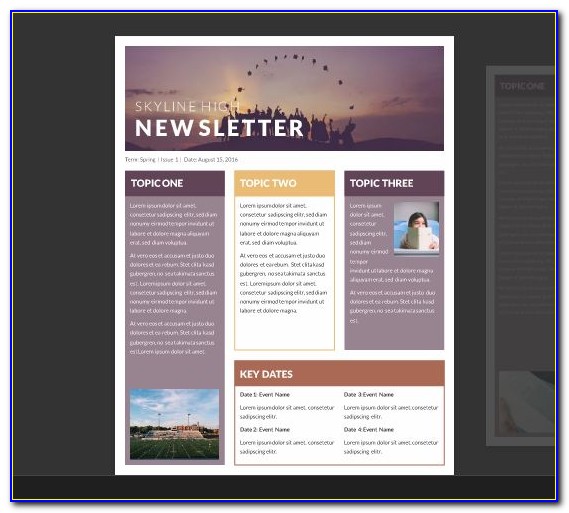 Newsletter Templates Free Download Word