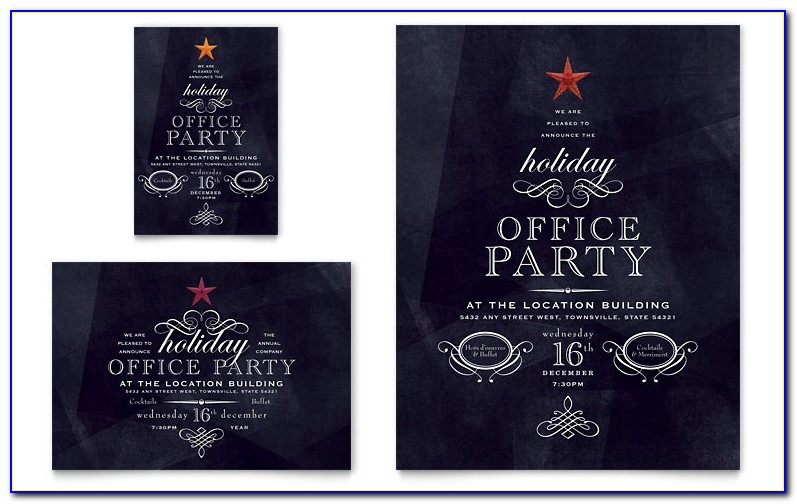 Office Holiday Party Flyer Ad Template Word Publisher Staff Christmas Party Invitation Templates Staff Christmas Party Invitation Templates