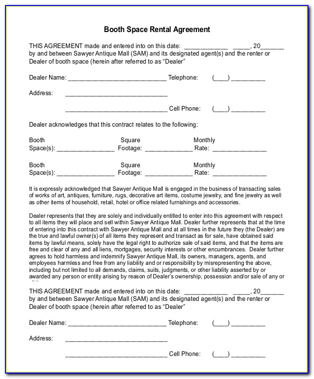 Office Space Rental Agreement Template