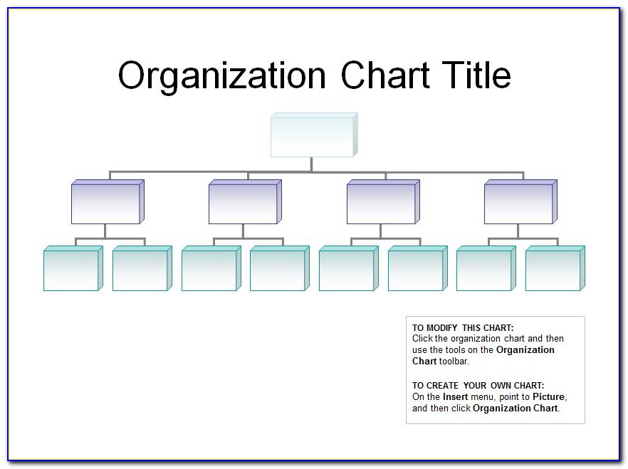 Organisational Chart Template Excel