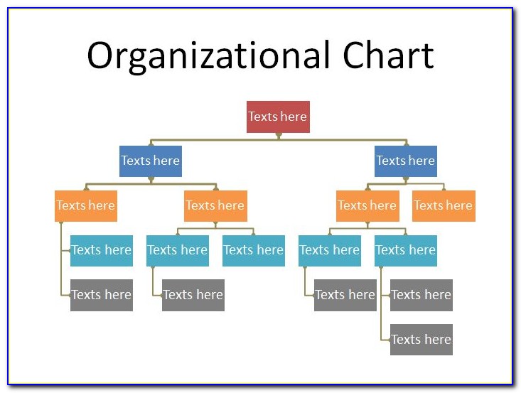 Organisational Chart Template Free Download