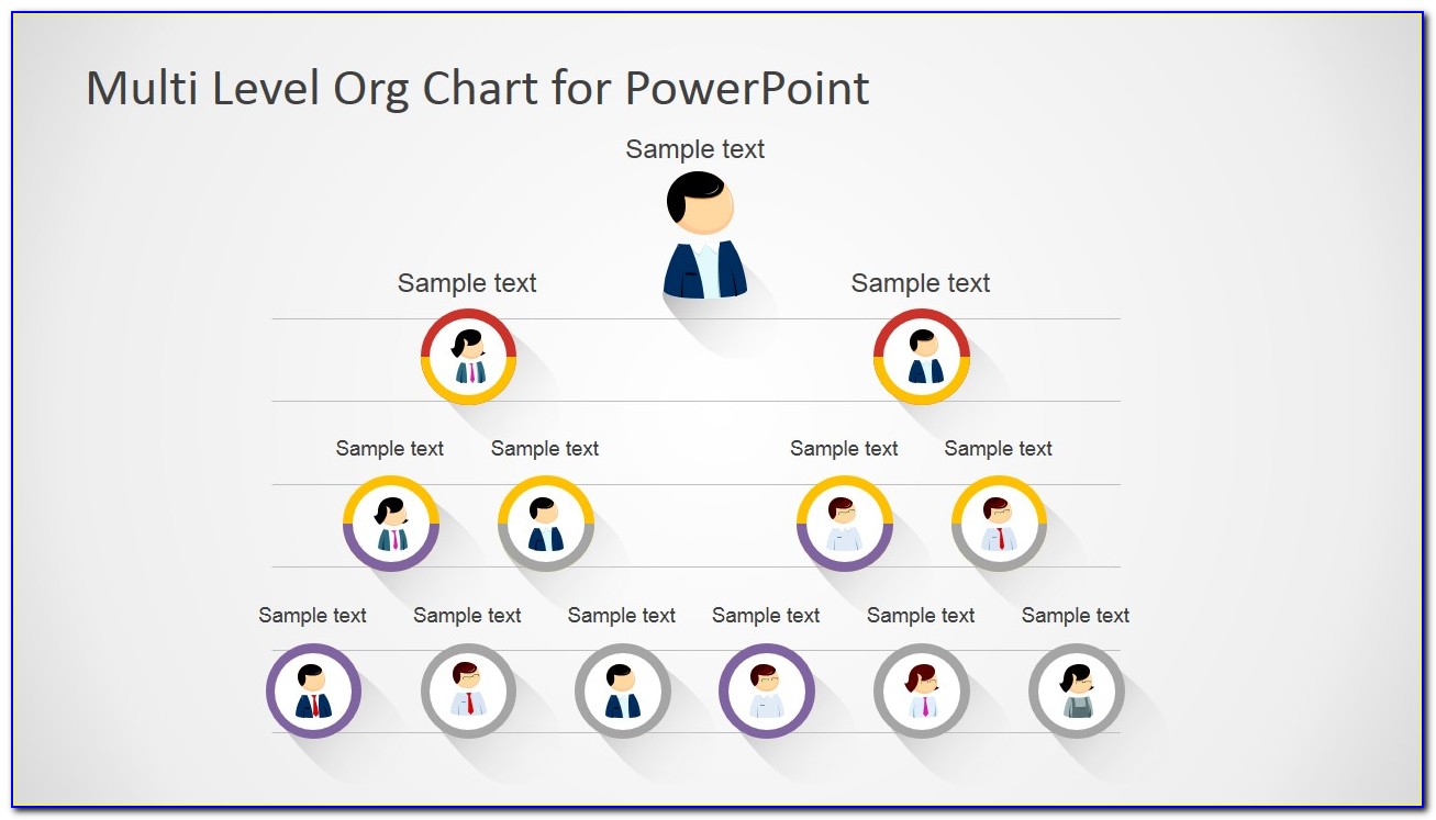 Organizational Chart Template Powerpoint Free