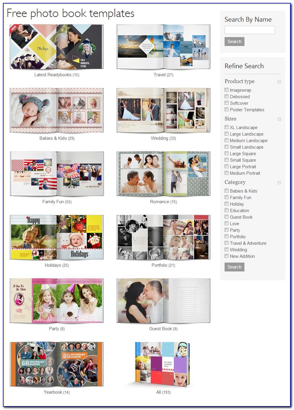 Photobook Template Free Download
