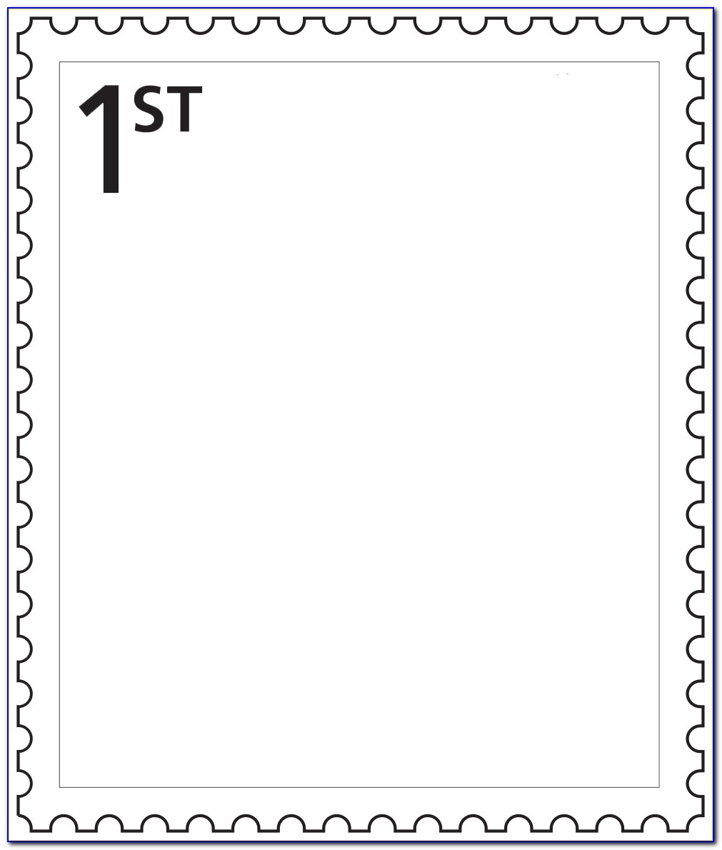 Postage Stamp Template Free Download