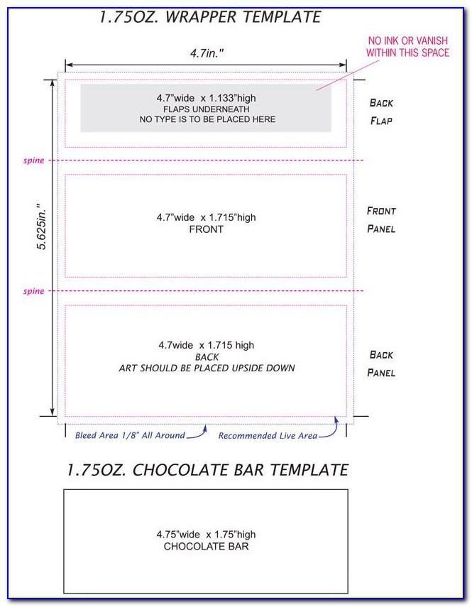 Printable Valentine Candy Bar Wrapper Template