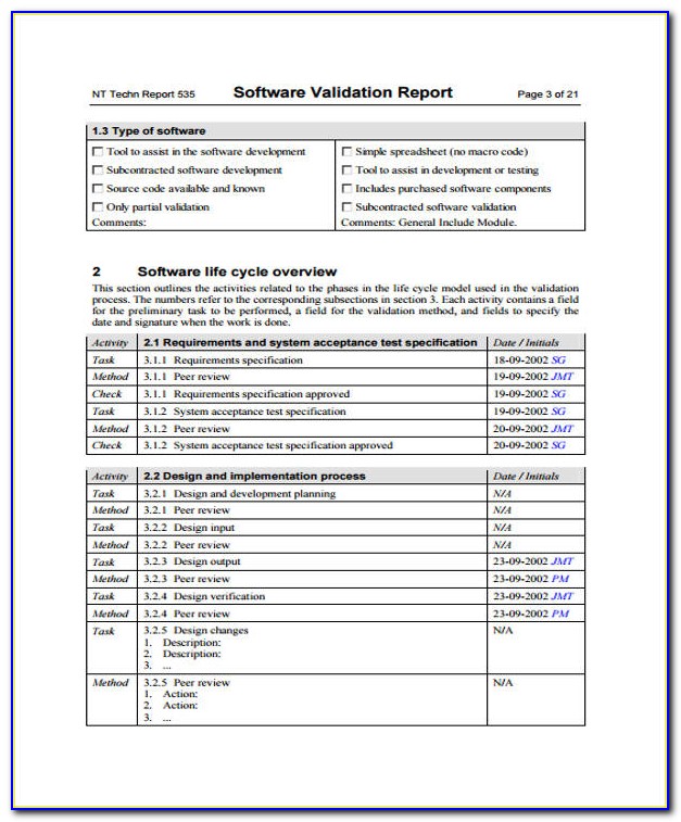 Process Validation Report Template