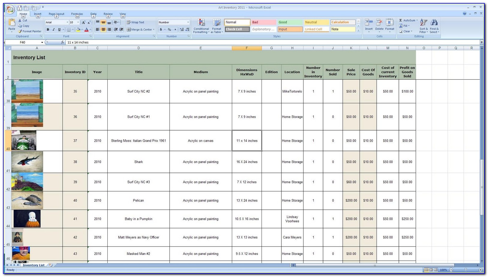 Ready To Use Excel Inventory Management Template Free Download