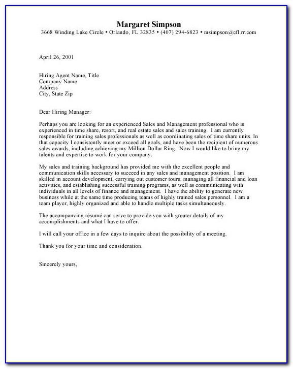 Real Estate Introduction Letter To Friends Template