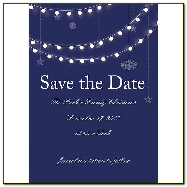 Holiday Lights Christmas Party Save The Date Cards Save The Date Christmas Party Templates Save The Date Christmas Party Templates