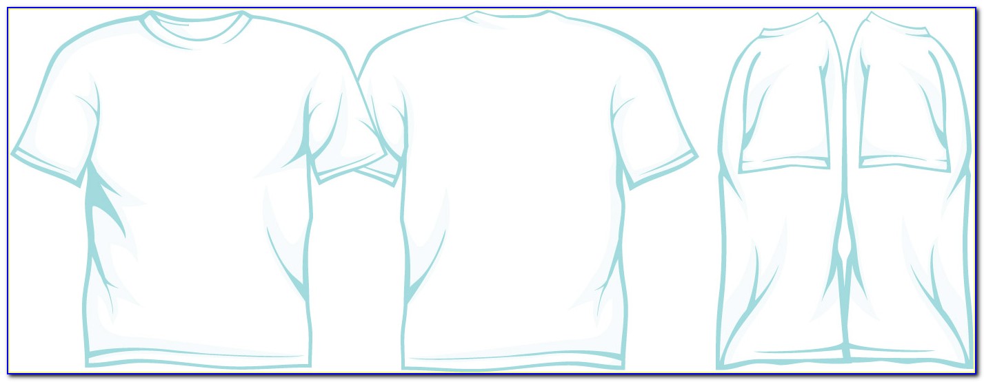 T Shirt Vector Template Illustrator Free