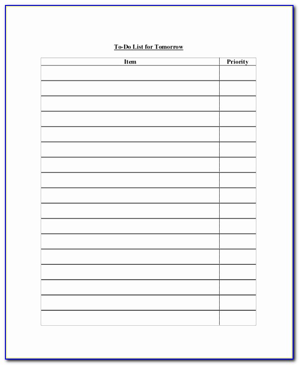 To Do List 13 Free Word Excel Pdf Documents Download Design Daily To Do List Template For Word Awesome Doc Xls Letter Templates Aytpg