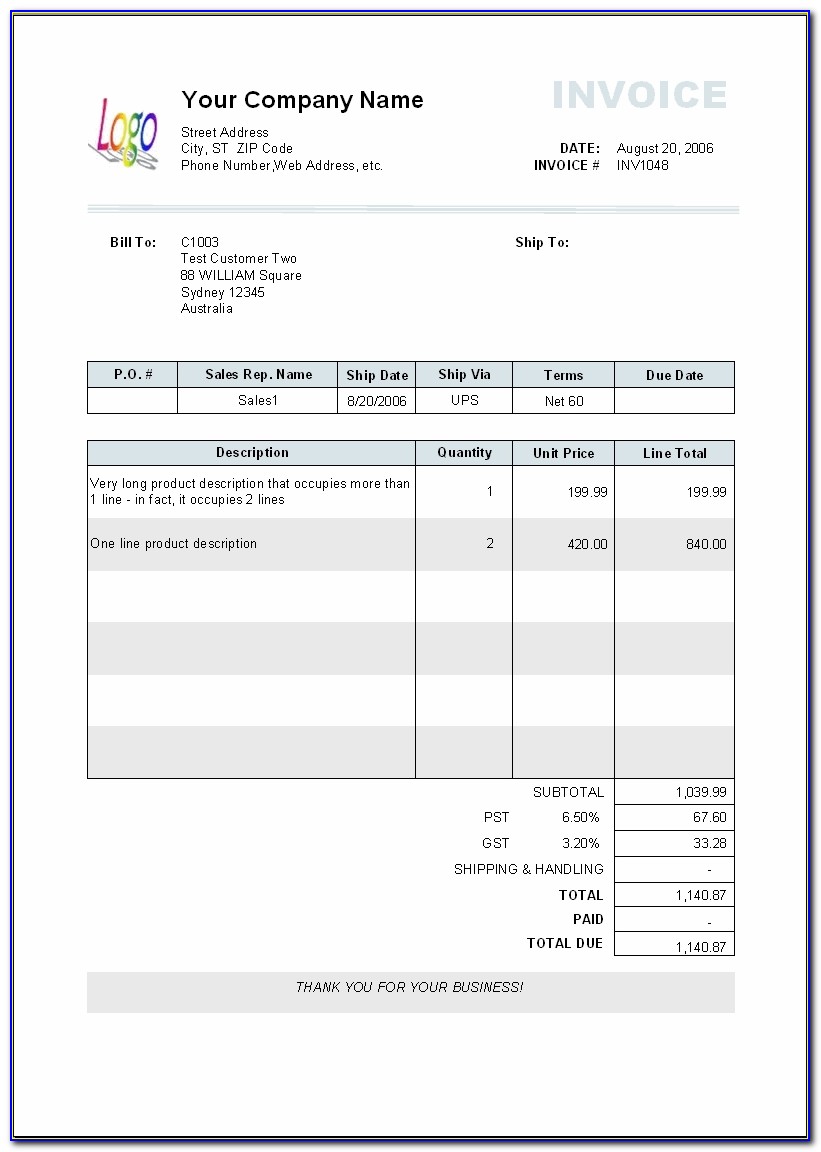 Example Of Invoice Civil Engineering Resumes Leading Job Search Typical Invoice Layout