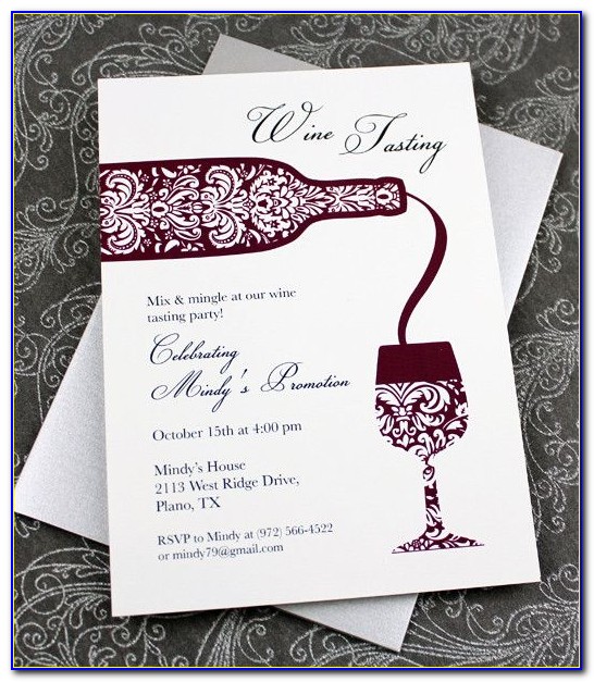 Wine And Cheese Party Invitation Template Free