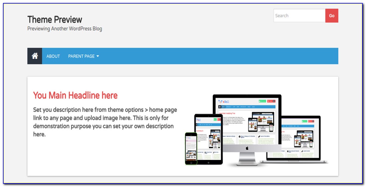Wordpress Shopping Cart Website Template