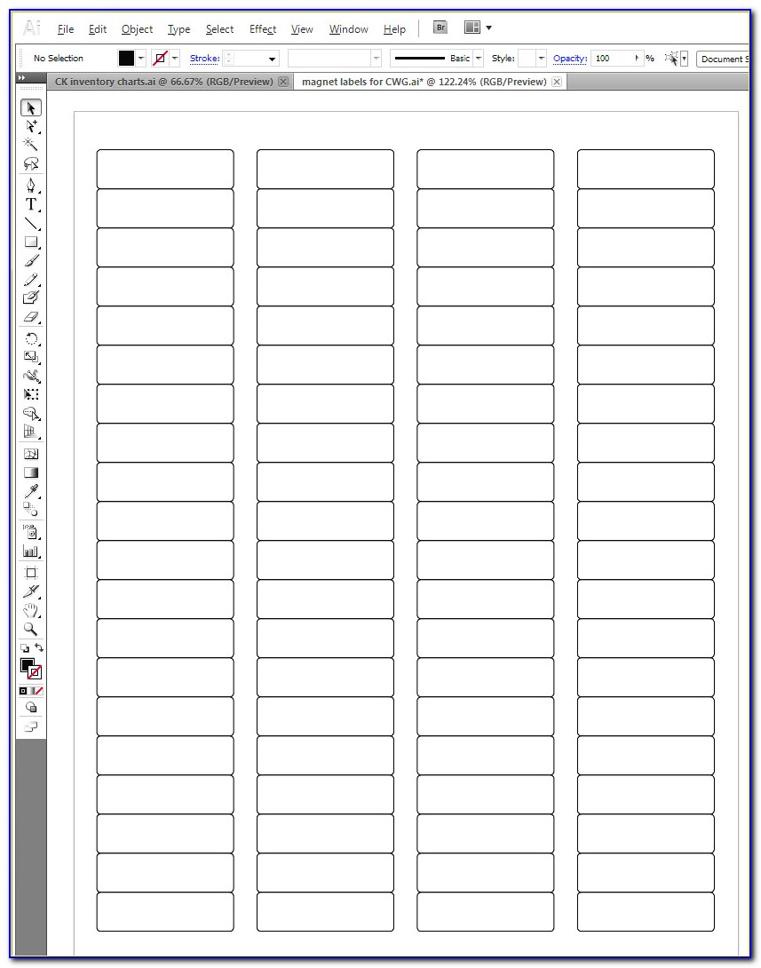 2x4 Mailing Label Template
