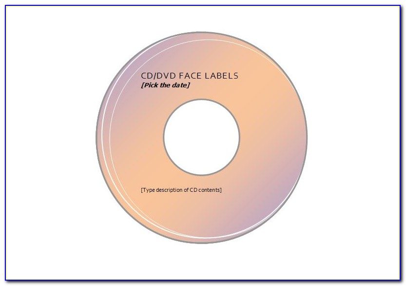 Avery Cd Label Template 5931