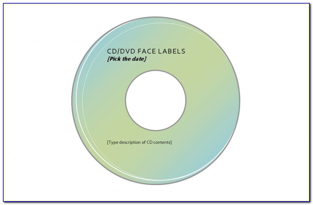 Avery Cd Label Template For Mac