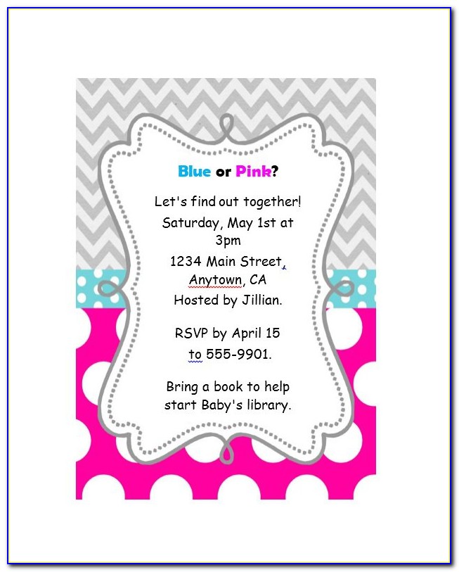 Boxing Gender Reveal Invitation Template