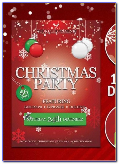 Christmas Flyer Template Free Psd