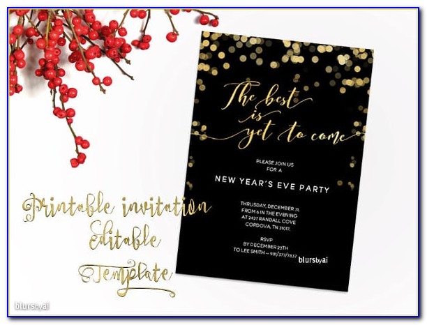 Christmas Invitation Templates Free