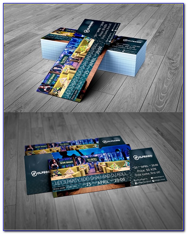 Event Ticket Template Free Download