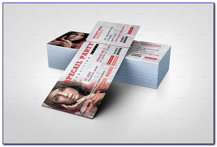 Event Ticket Template Psd Free Download