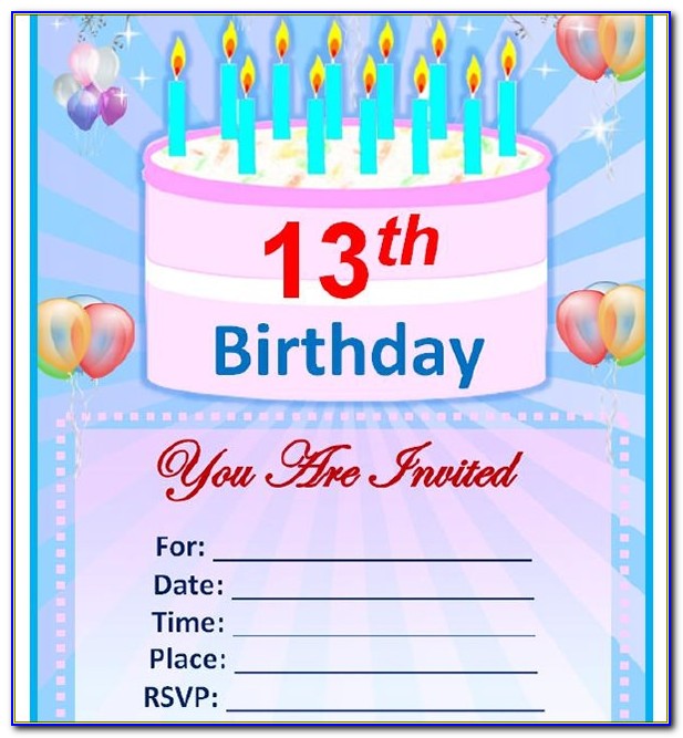 Free Birthday Invitation Templates For Twins