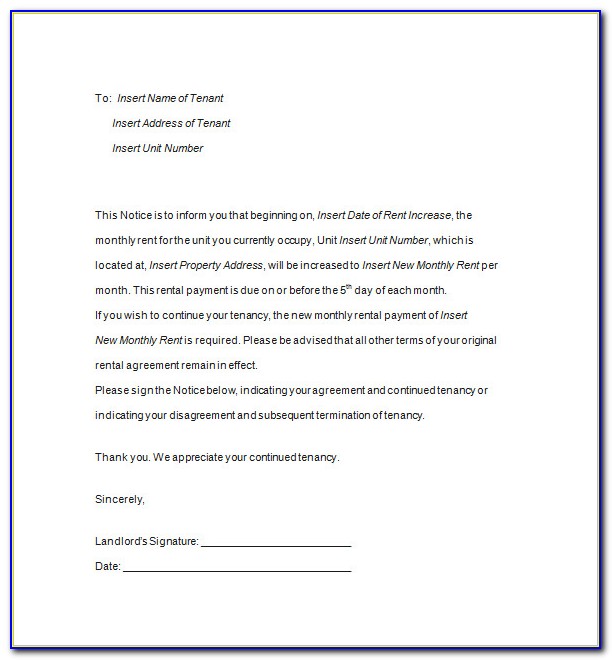 Free Landlord Eviction Notice Template