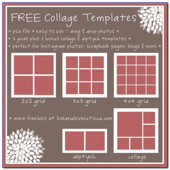 Free Photo Collage Templates For Printing