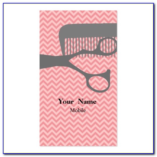 Free Printable Hair Stylist Business Card Templates