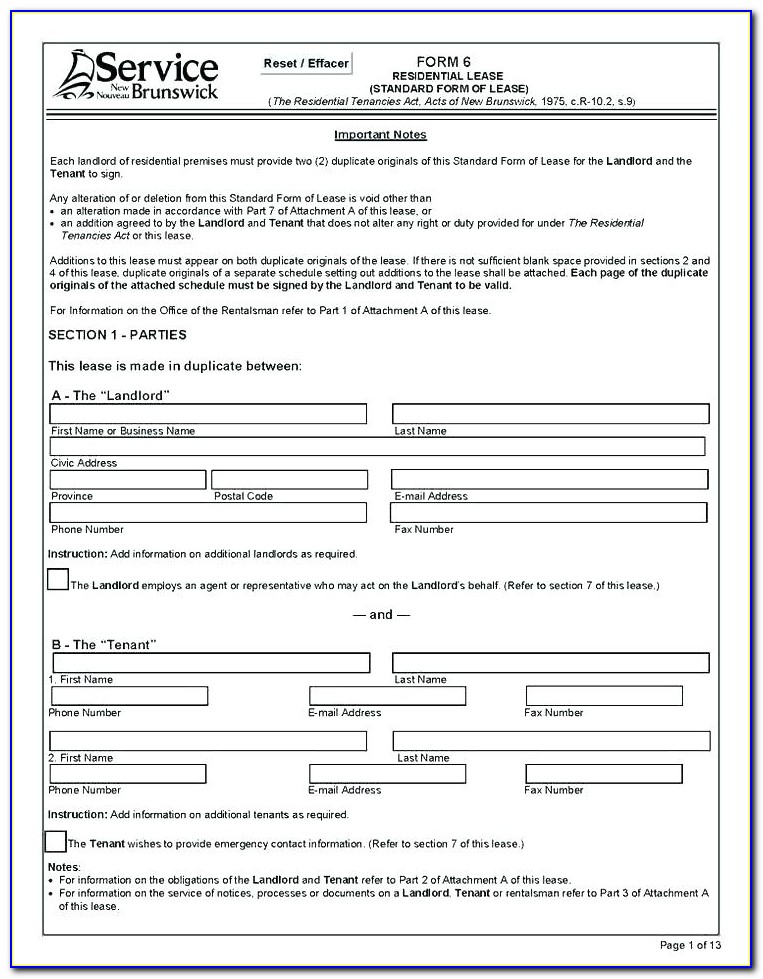 House Renting Agreement Template