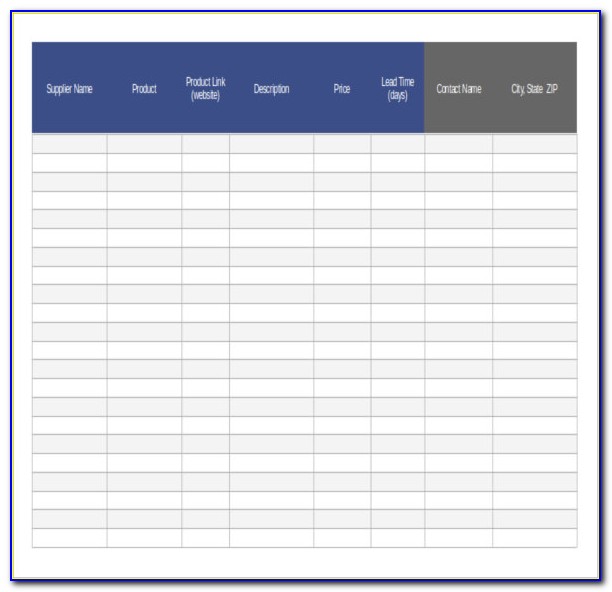 Inventory System Excel Template