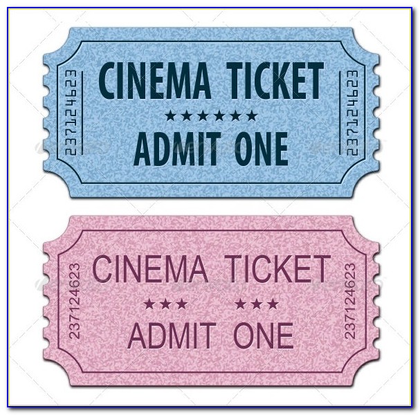 Movie Ticket Template Google Docs