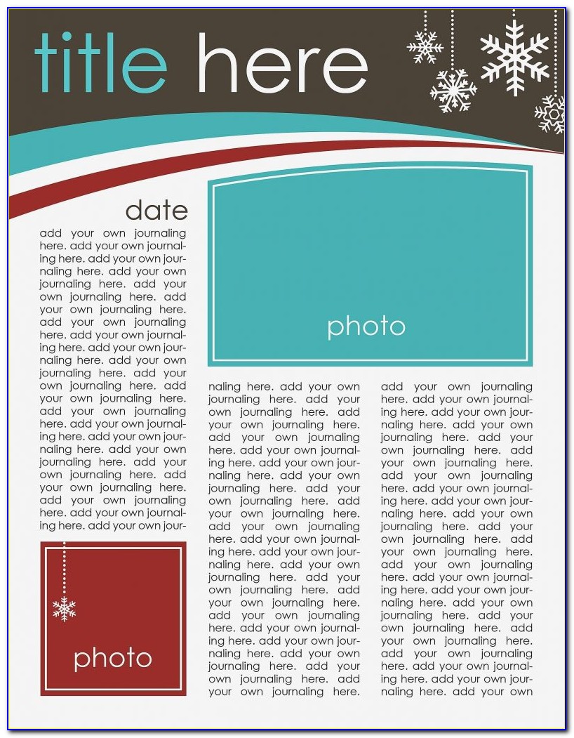 Ms Publisher Newsletter Templates Free